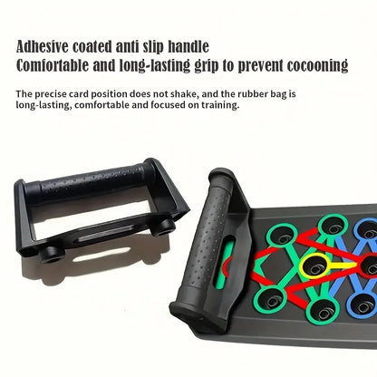 Multifunctional Push up Board with Push up Bars - Multifunctional Fitness Equipment, Home Strength Training Machine, Viral Workout Item for Fitness Enthusiasts (Home Gym Chest/Shoulder Gains)