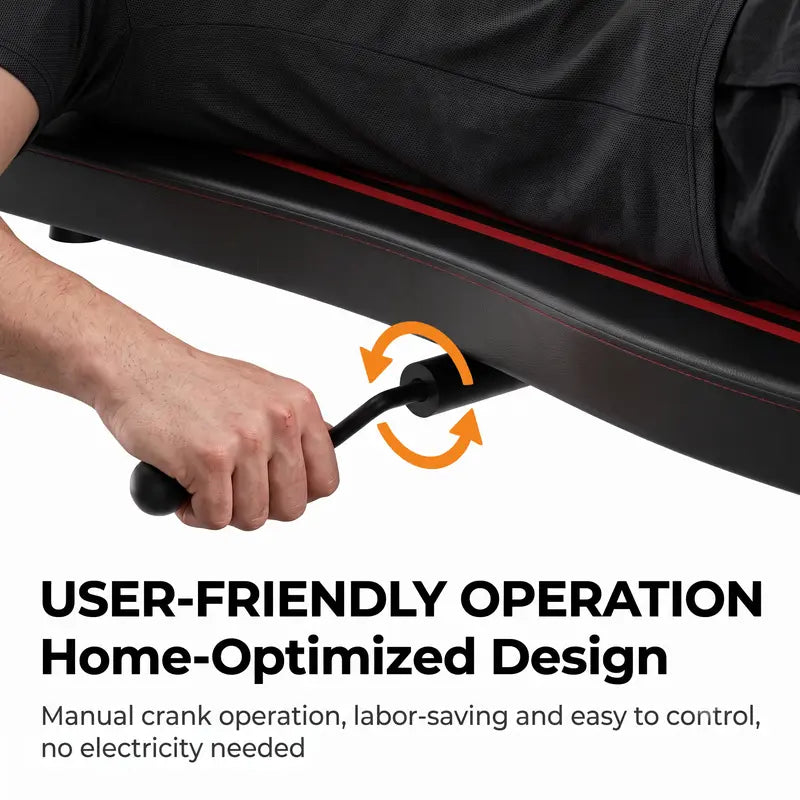 UMAY Adjustable Lumbar Stretching Chair Full Body Multi-Angle Stretch Machine (330 Lb Weight Capacity) — Heavy-Duty Full-Body Stretching Equipment Featuring Multi-Angle Adjustment and a Cushioned Seat, Suitable for Home Fitness and Daily Stretching.